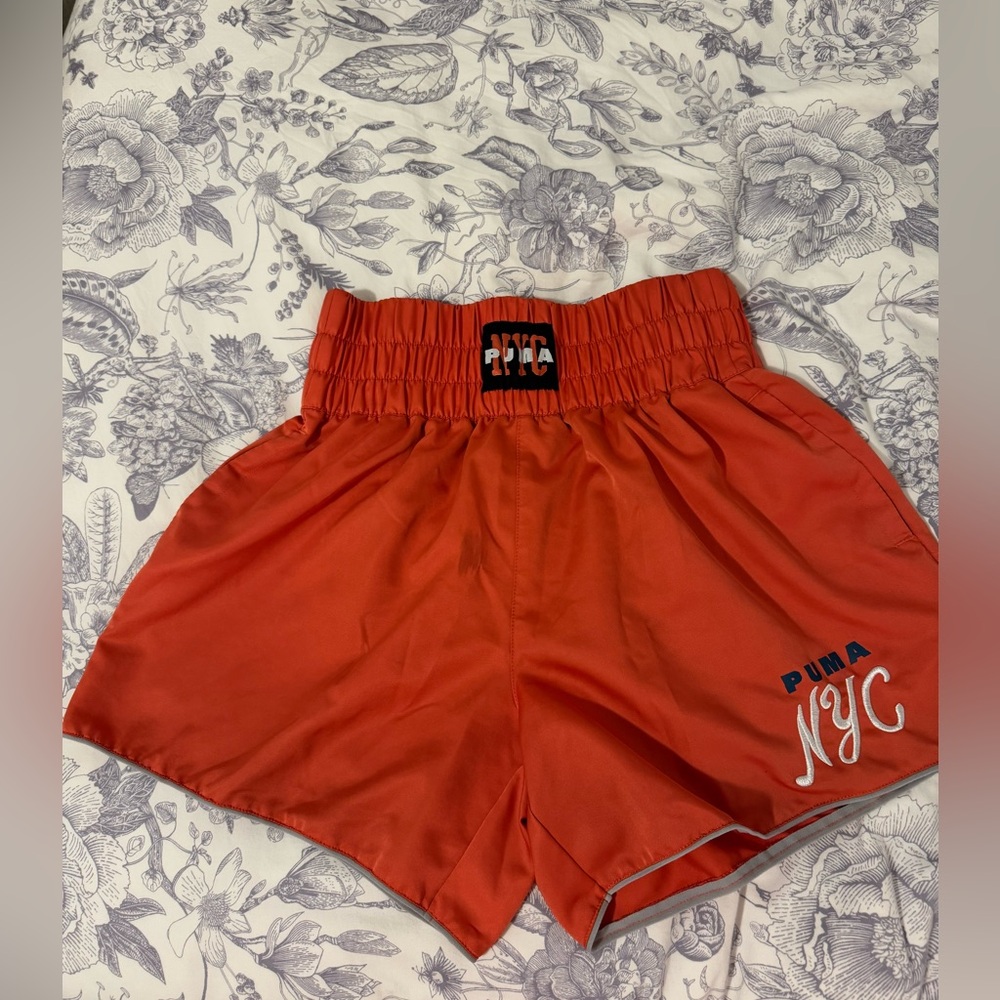 Puma NYC Bright Orange Shorts